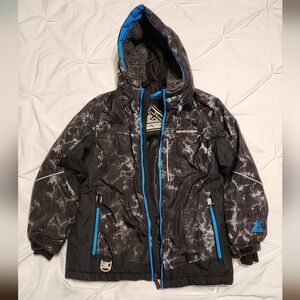 Boys Snow Hooded Snow Jacket - 7/8